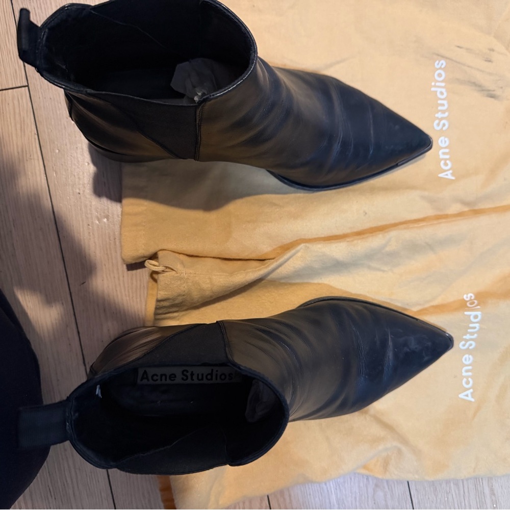 Acne Studios Jensen Leather Boots - Picture 6 of 9